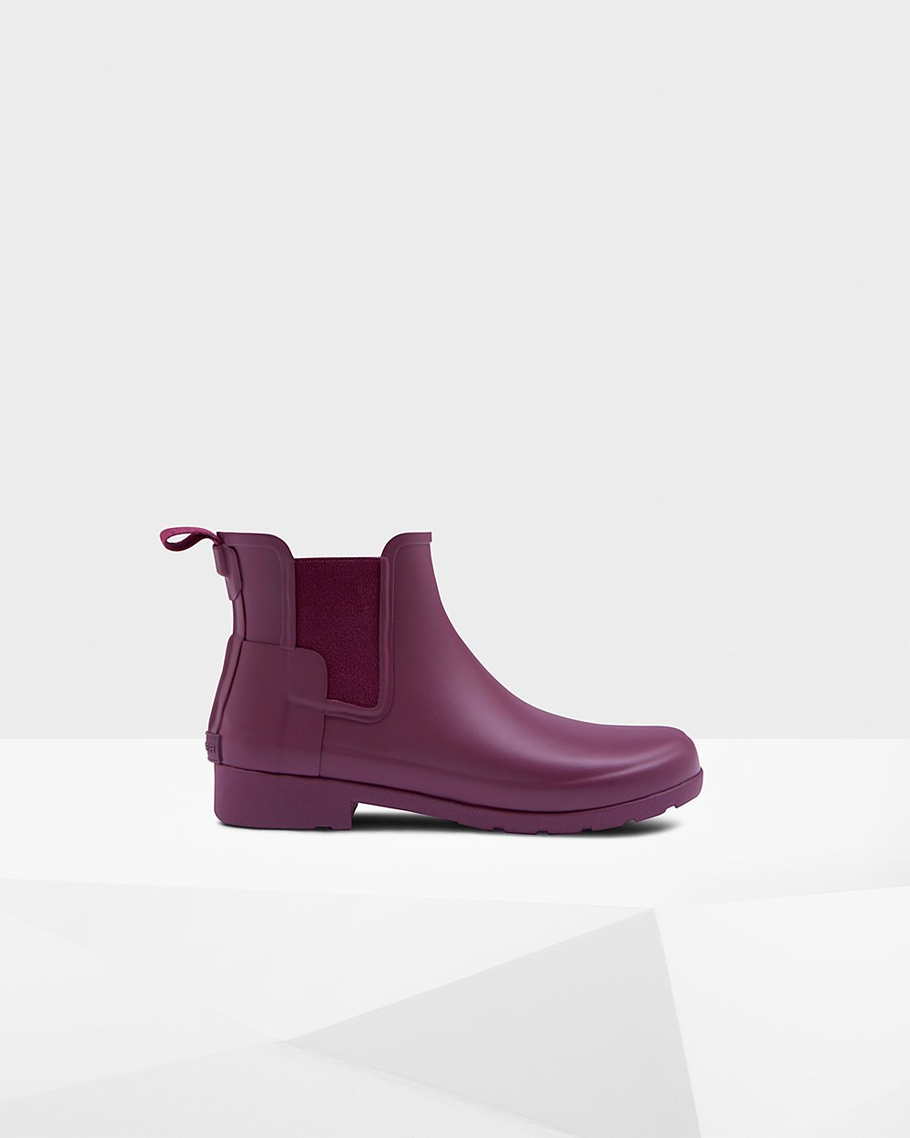 Women Hunter Refined Slim Fit | Chelsea Boots Purple | NZ-59713-KIQE